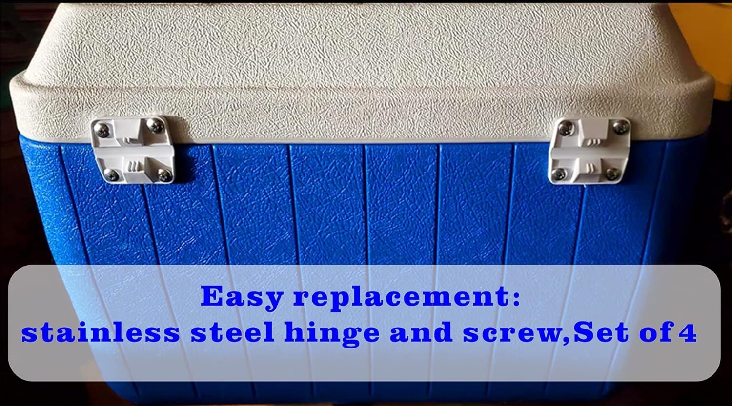 Cooler Plastic Hinges Kit Replacement for Coleman Coolers, Rubbermaid Cooler Par