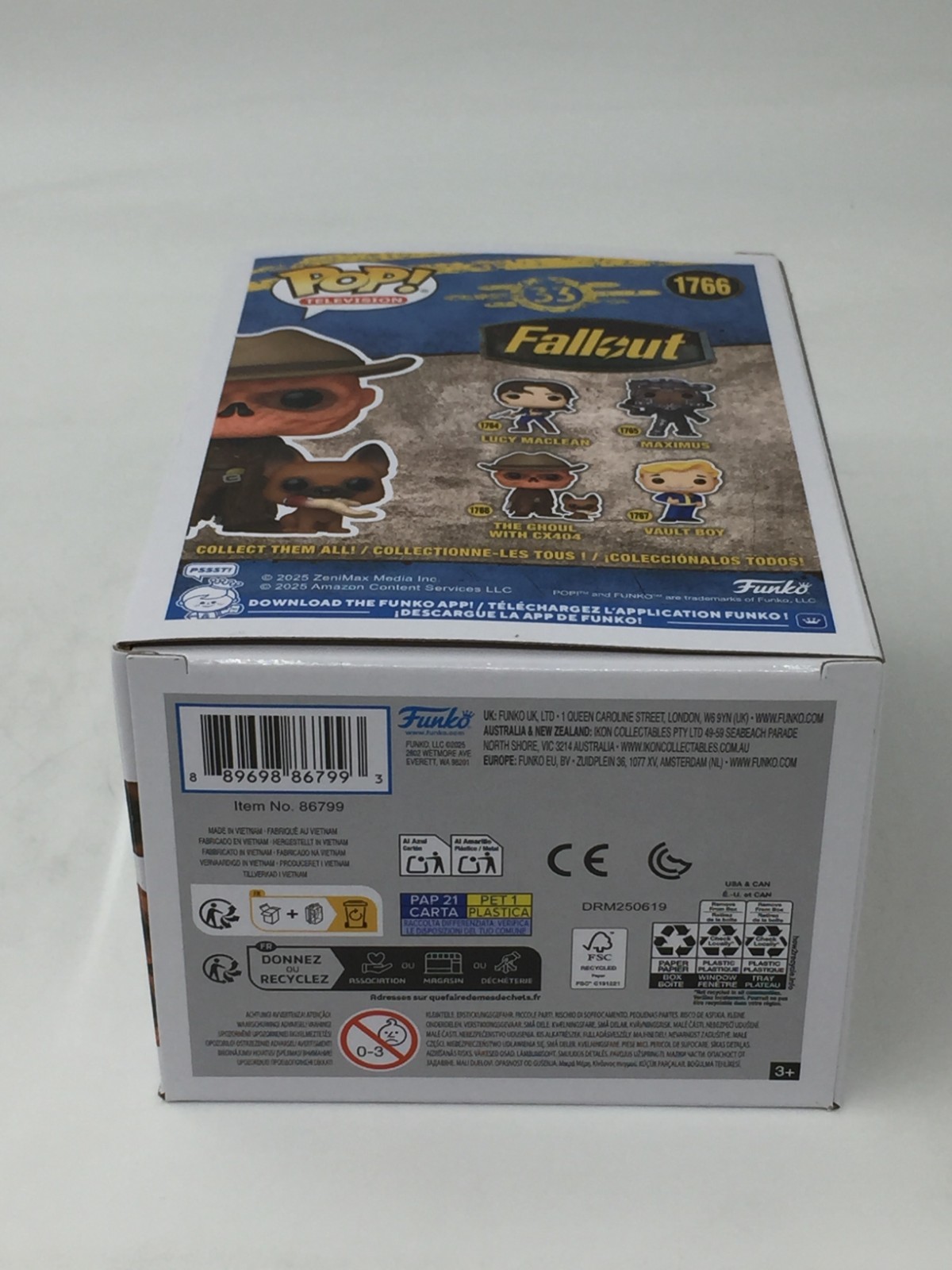 Funko Pop! Television Amazon's Fallout The Ghoul with CX404 #1766 W/Protector