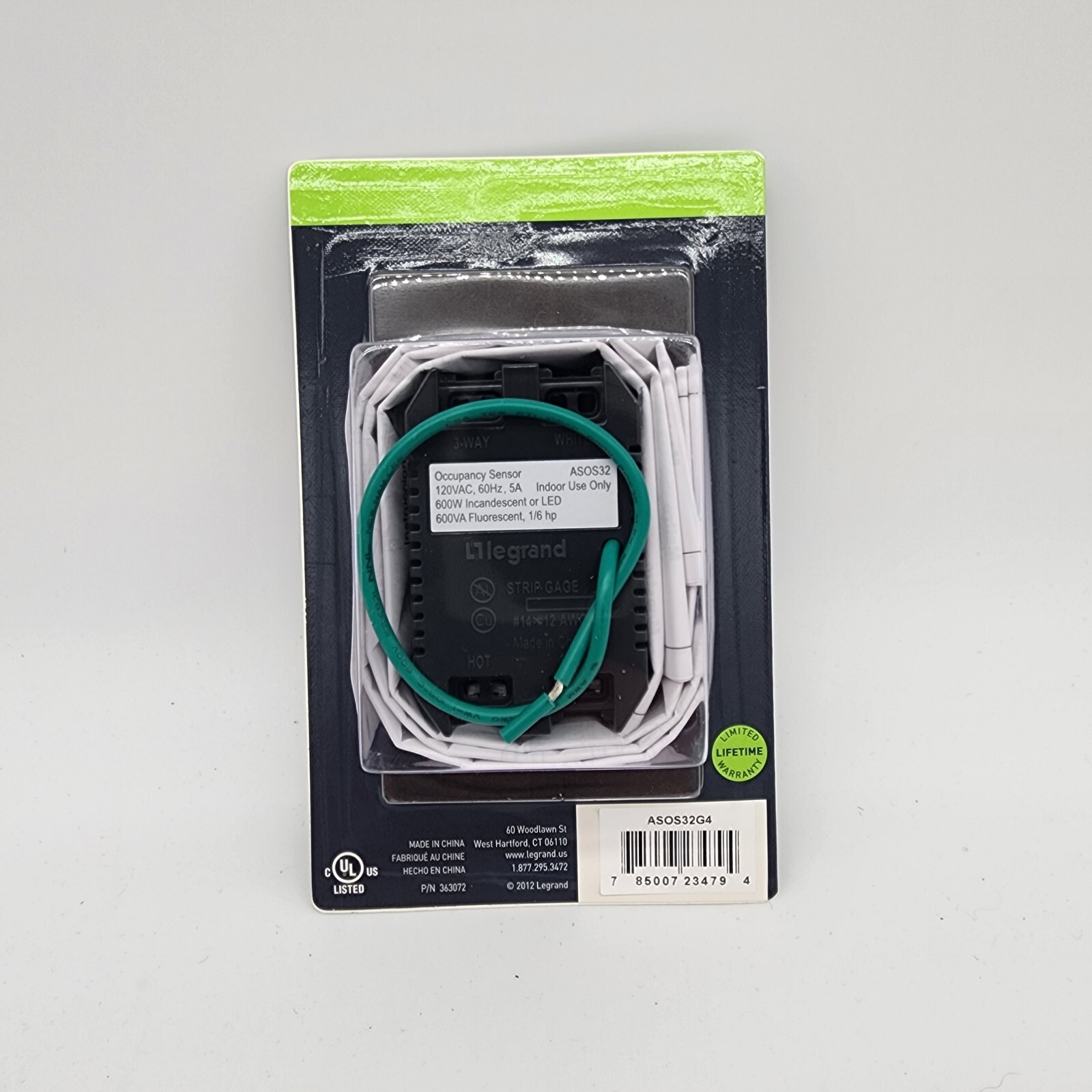 4 Pack Black Legrand Adorne Motion Switch Auto On/Off ASOS32G4 SensaSwitch