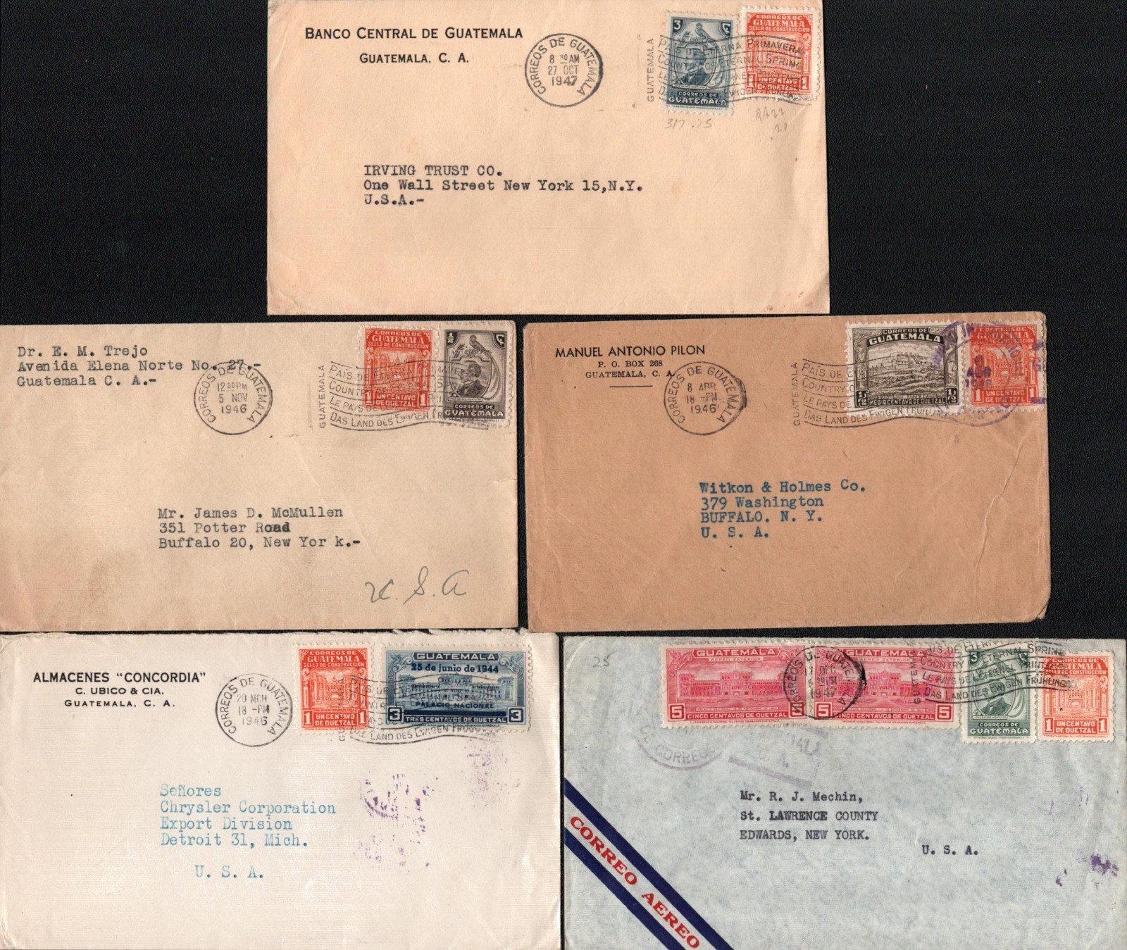 Guatemala Cover Collection - 9 Items - [Group 2]