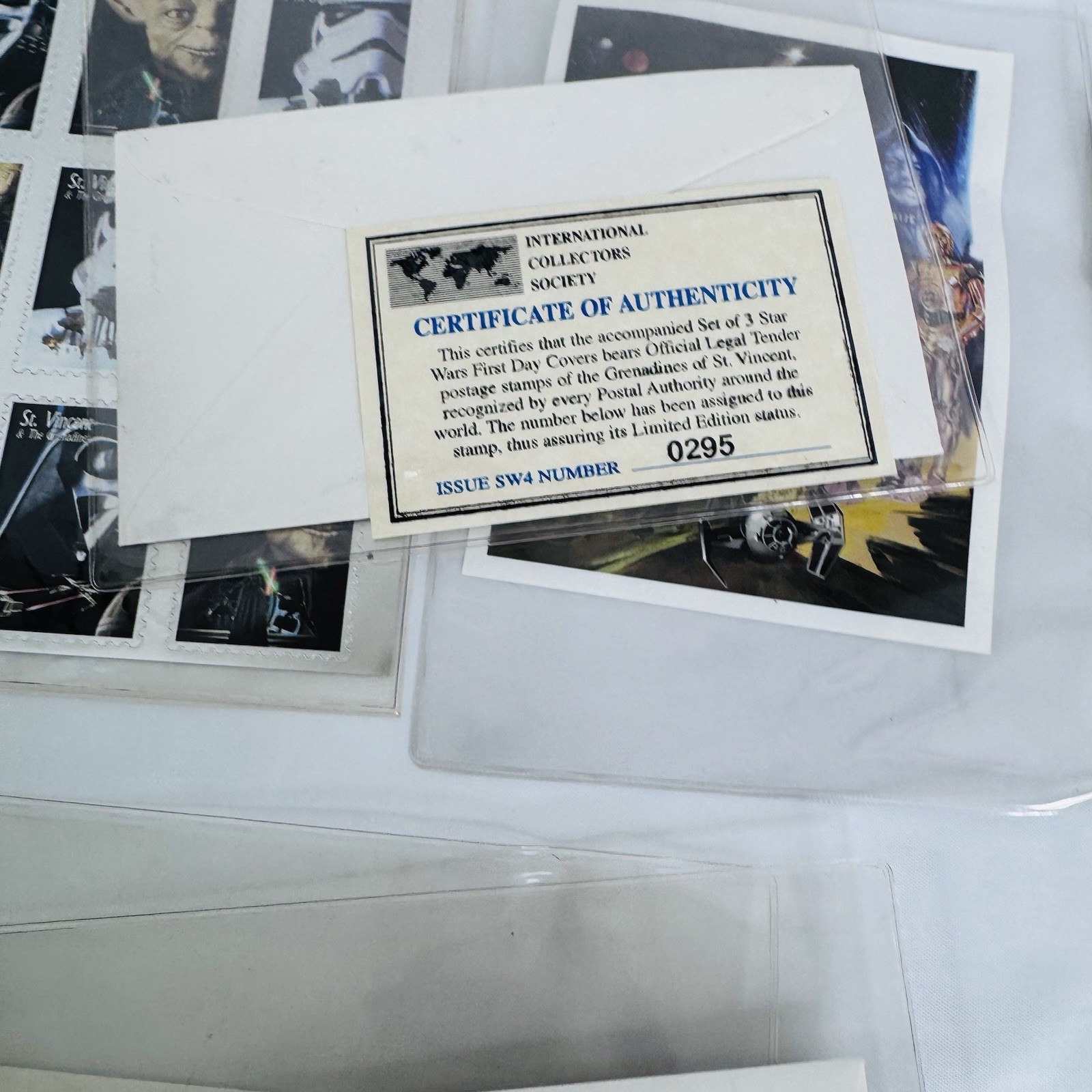 St. Vincent Togo Star Wars Stamps 1st Day Issues Lot Commemorating the Trilogy