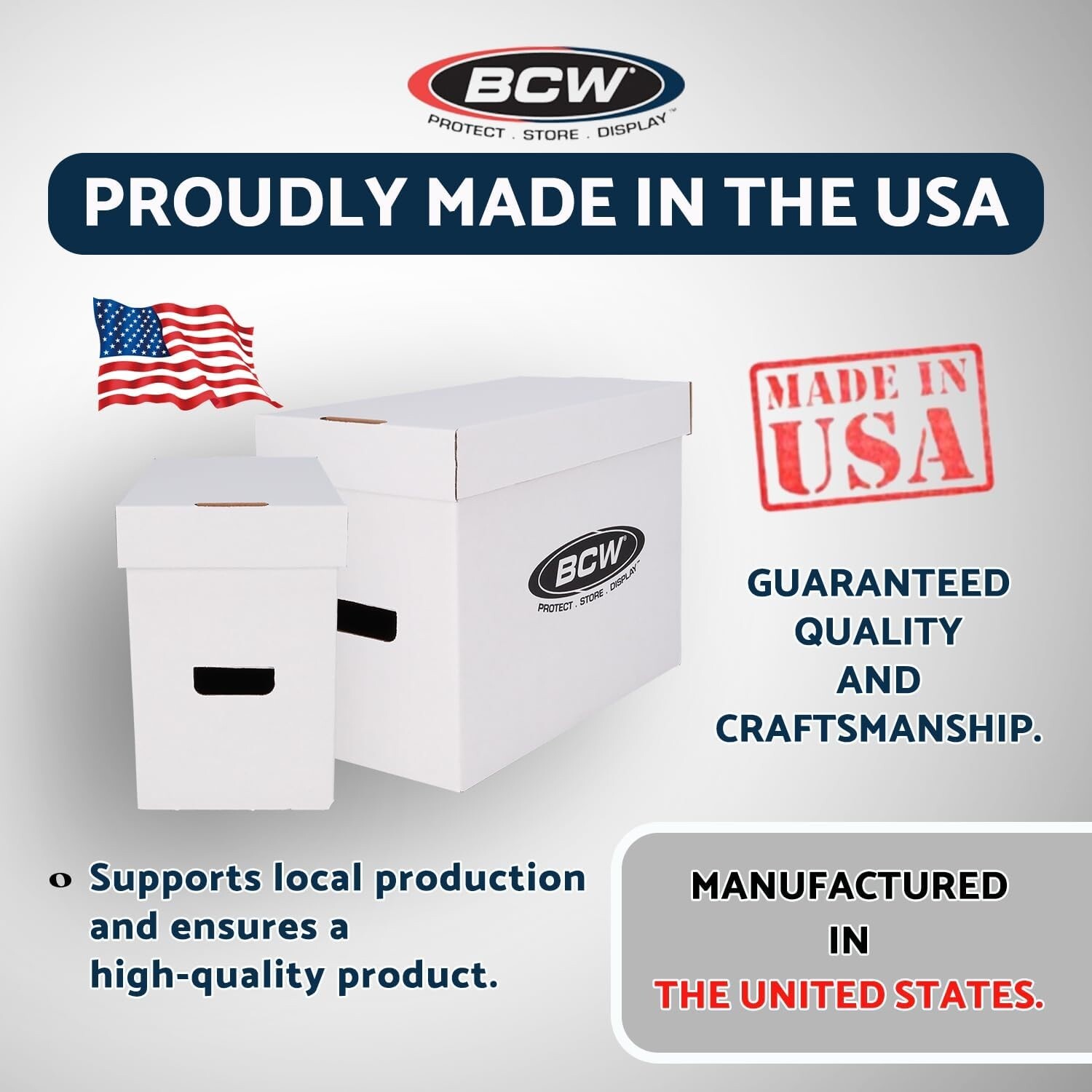 BCW Graded Comic Book Storage Box Double Thickness Hold 35 40 CGC Slab Long Term