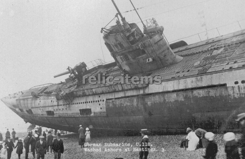 PICTURE PHOTO WW1 GERMAN NAVY SUBMARINE U-118 U-BOAT 7147