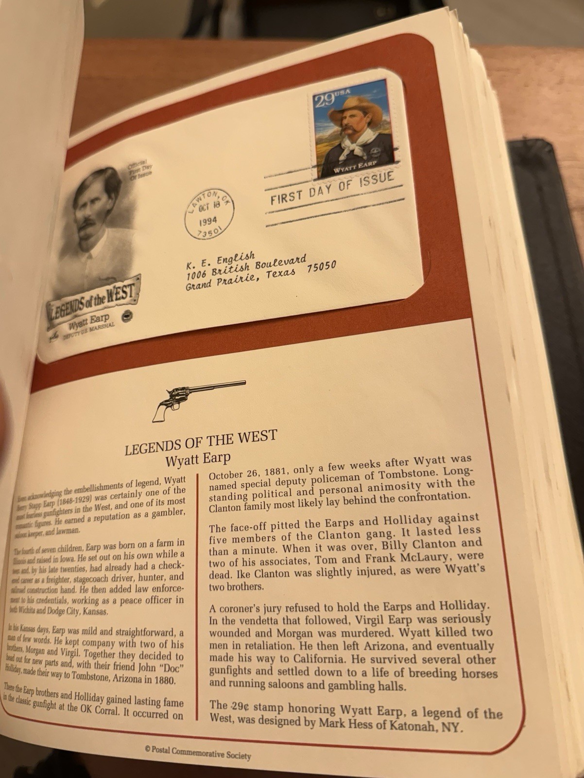 Postal Commemorative Society Binder U.S. First Day Covers 1993-1996 212 Covers