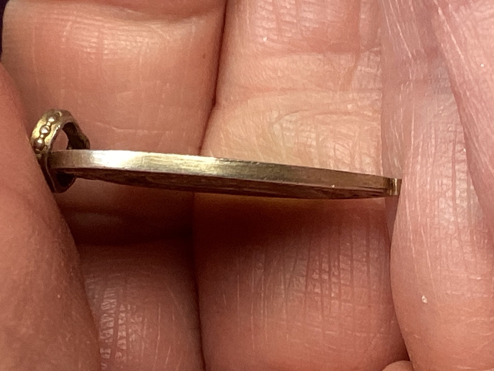 Antique religious medal Penin Poncet c 1910 Blessed Virgin