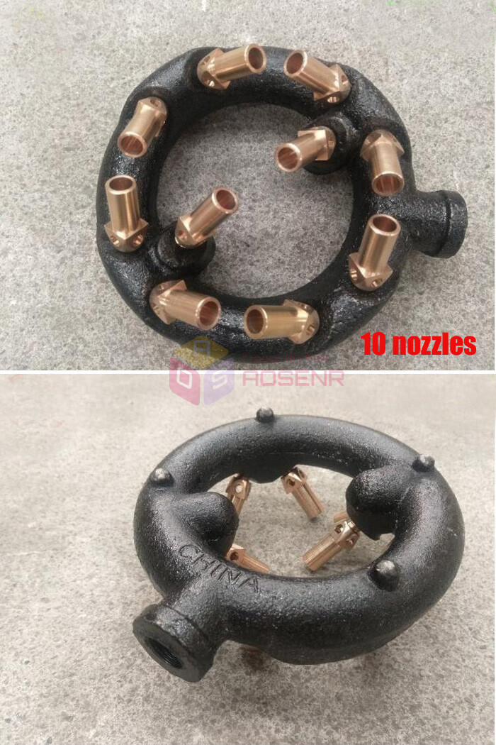 Cast Iron 44 Nozzles Natural Gas Jet 88 Tips Burner Propane Gas Jet Burner