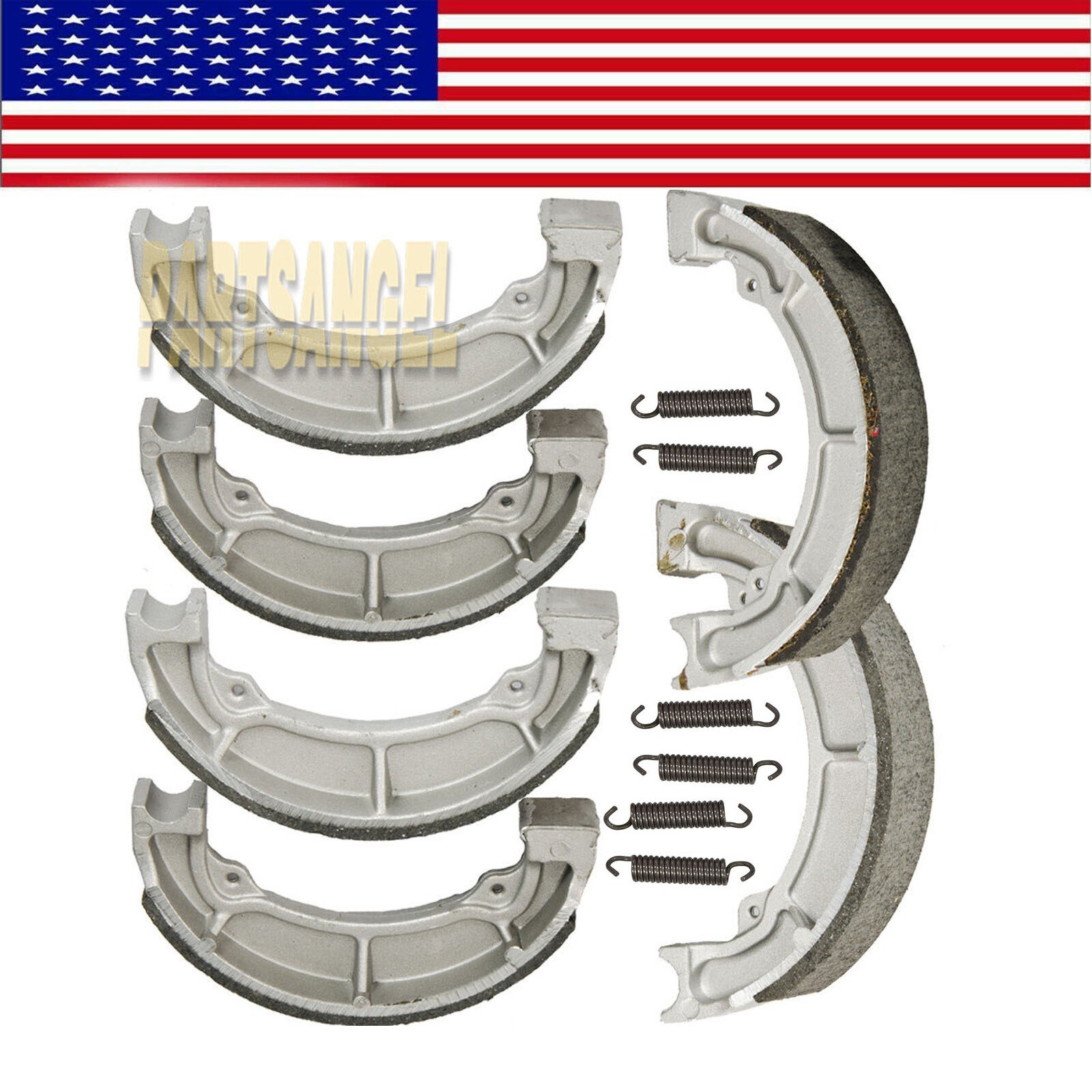 Front Rear Brake Shoes For Kawasaki KLF220 Bayou 220 1988-2002 2001 2000 1999 98