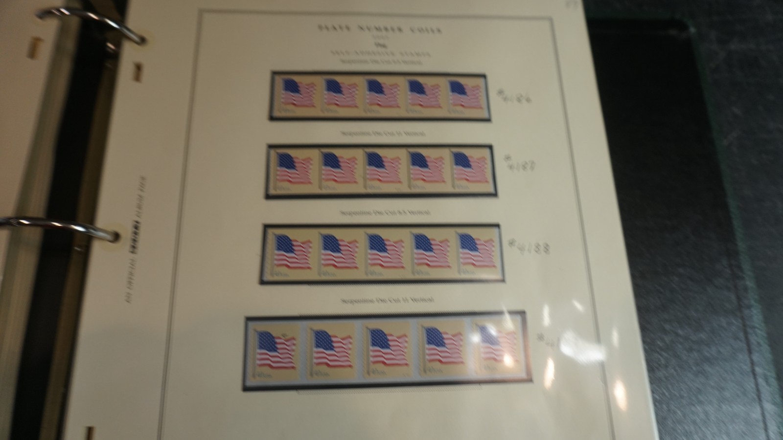 Gorgeous collection of Plate number coils in Scott album 1988-2015 MNH stamps