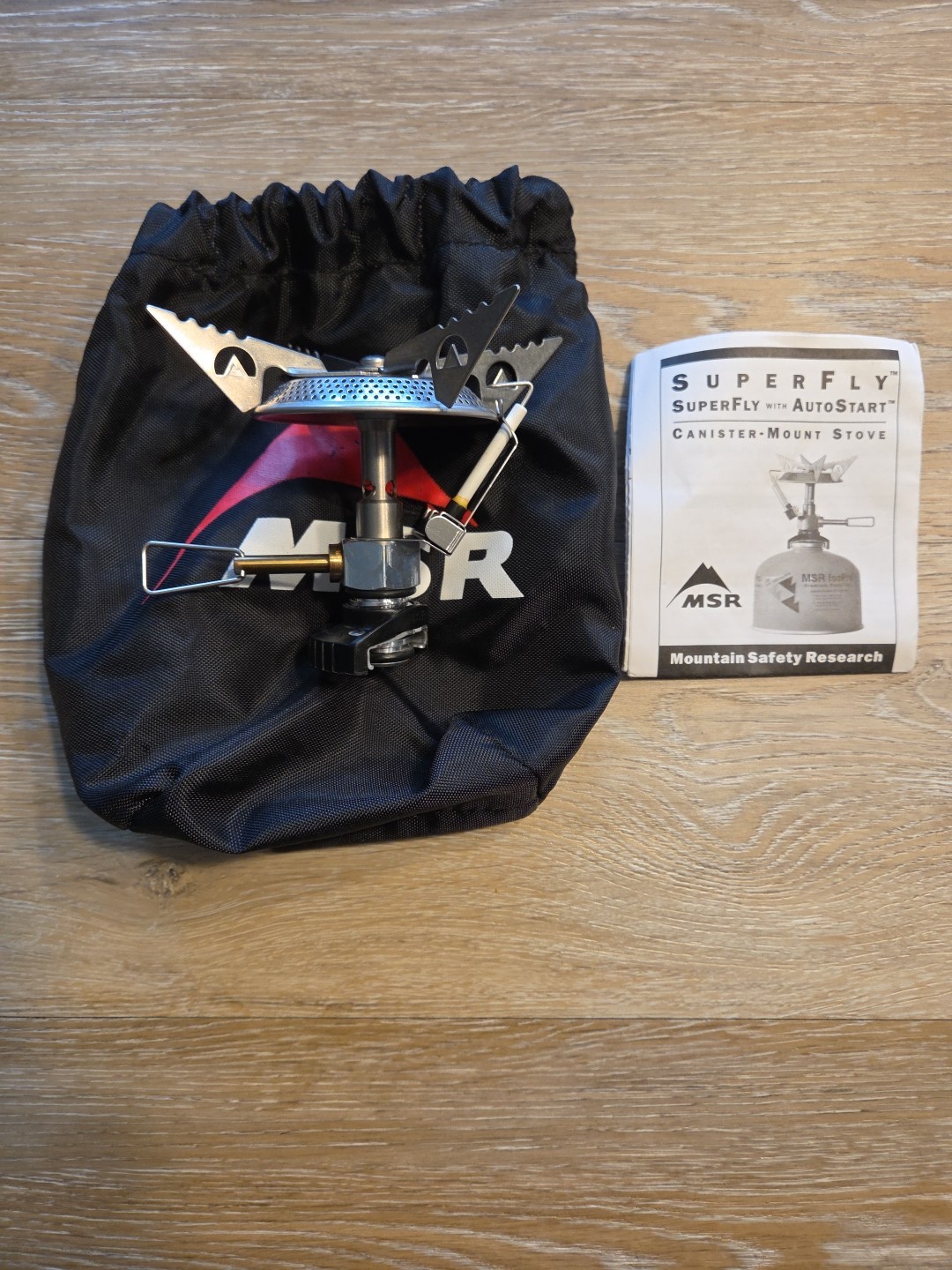 The MSR Superfly With AutoStart Lightweight Canister Mount Cook Stove