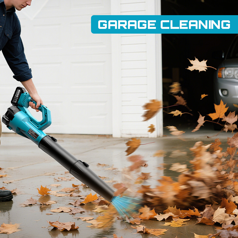Seesii Cordless Leaf Blower Brushless 780CFM Electric Airblower 2x4.0 Ah Battery
