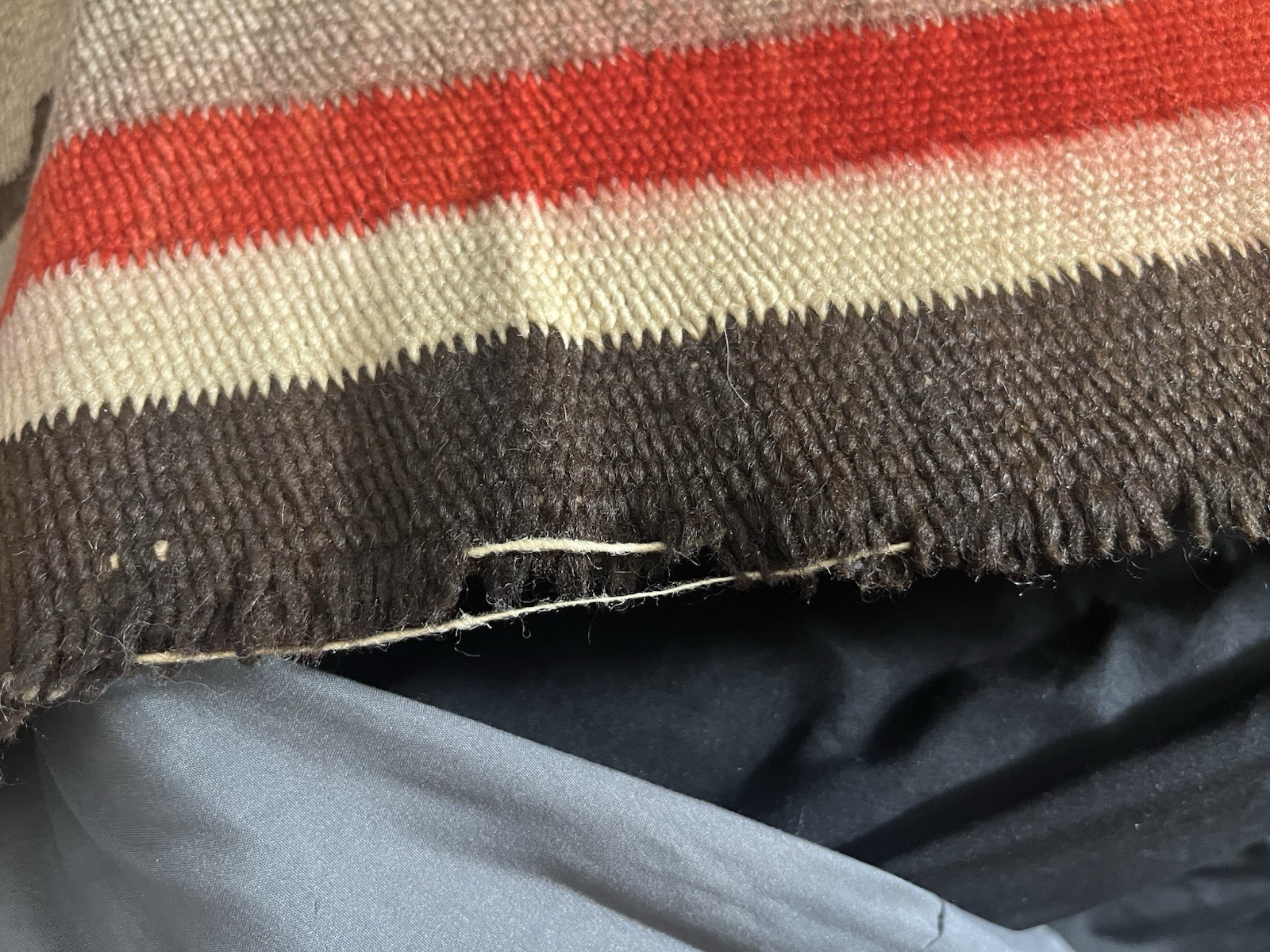 Antique Estate Navajo Ganado Weaving Approximately 72” X 49” Just $399!