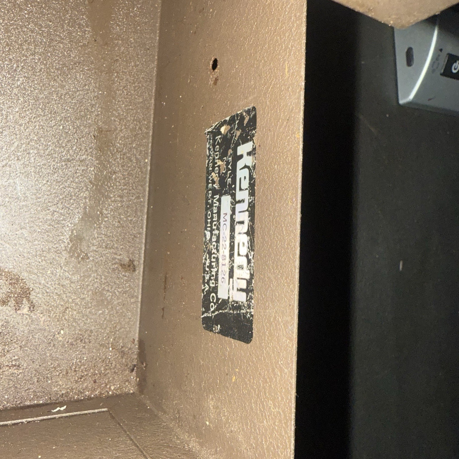 Kennedy MC-22 Machinist Tool Chest 2 Drawer Metal Toolbox USA VINTAGE Industrial