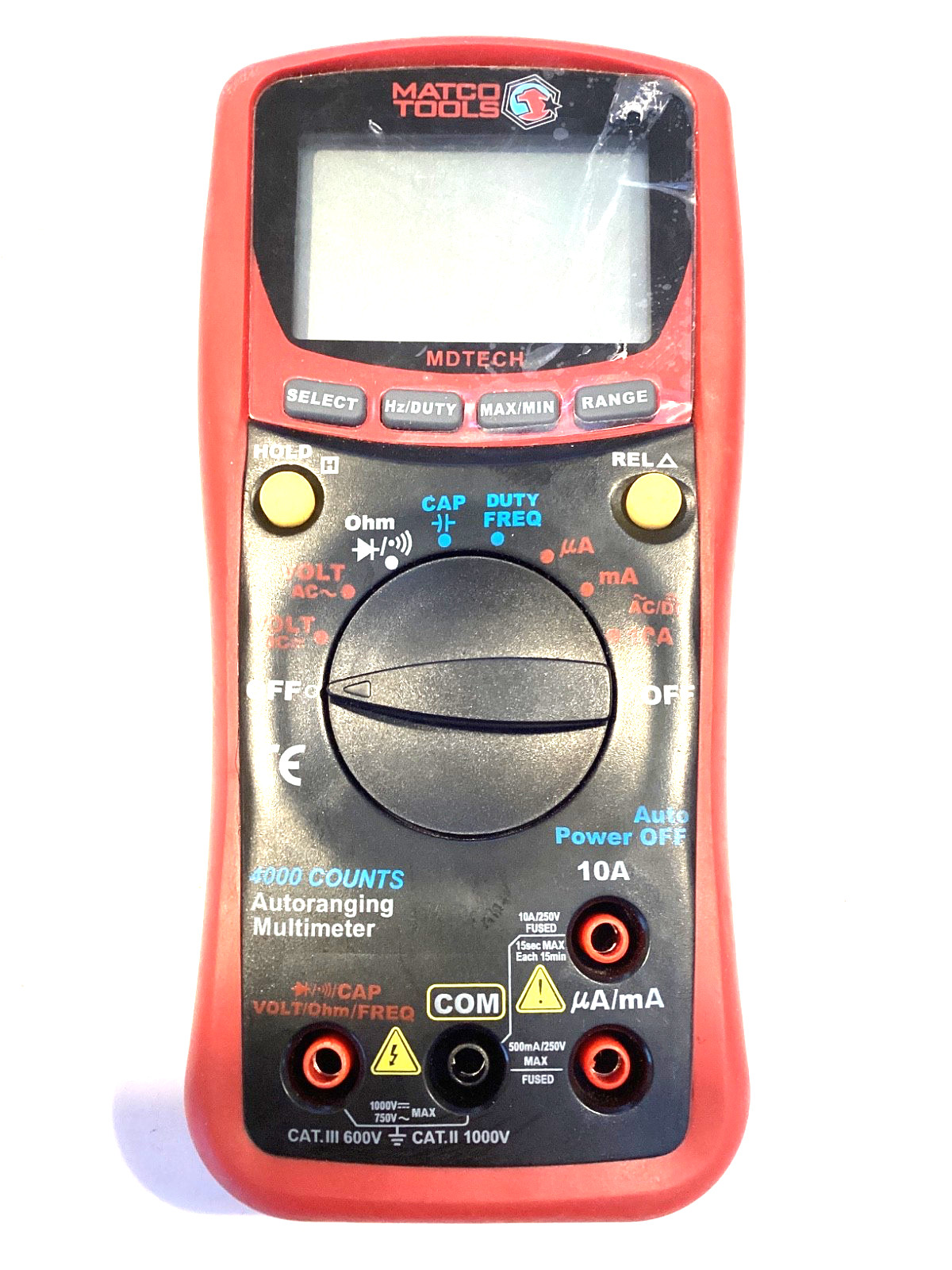 Matco Tools Auto Ranging Digital Multi Meter Kit Leads Pouch Manual MDTECH NICE