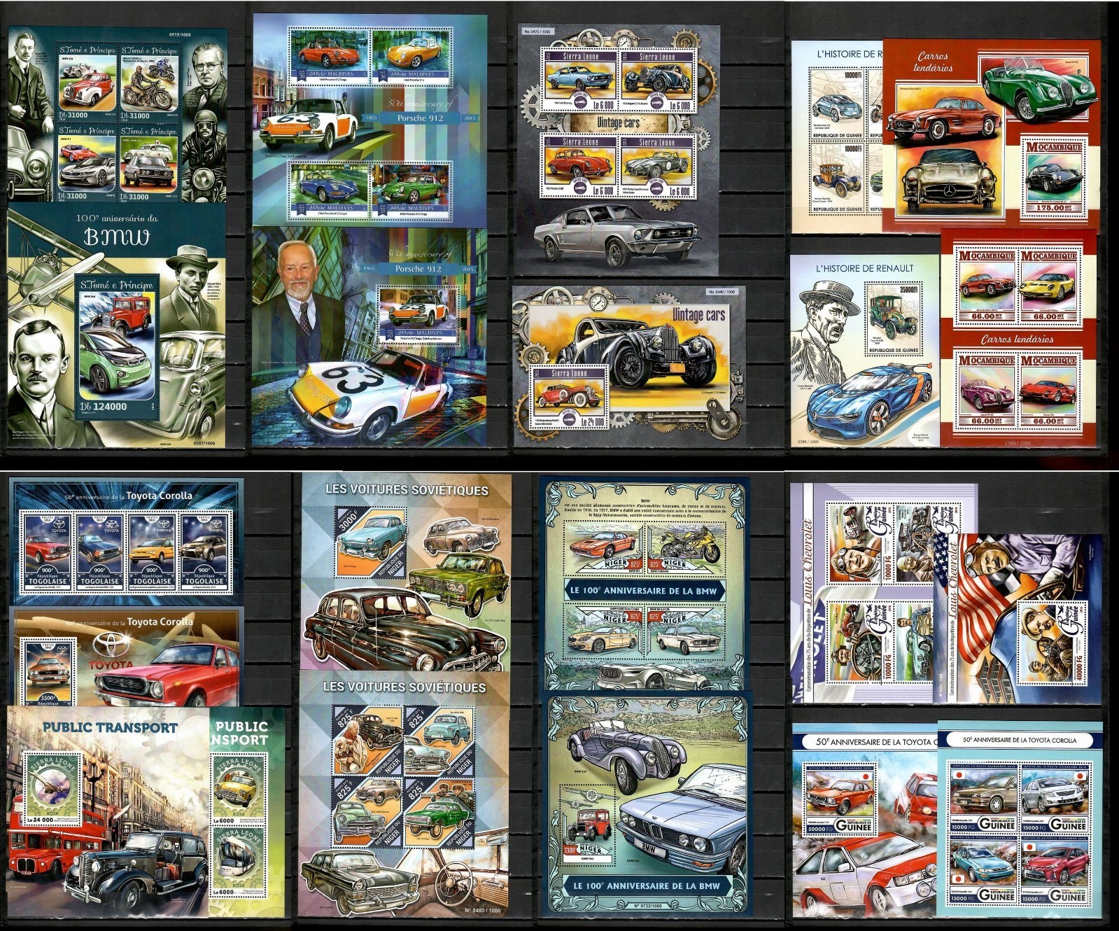 CARS / AUTOMOBILES [Pt.3] Collection 53 s/s Michel CV 624.50€ MNH #CNA423