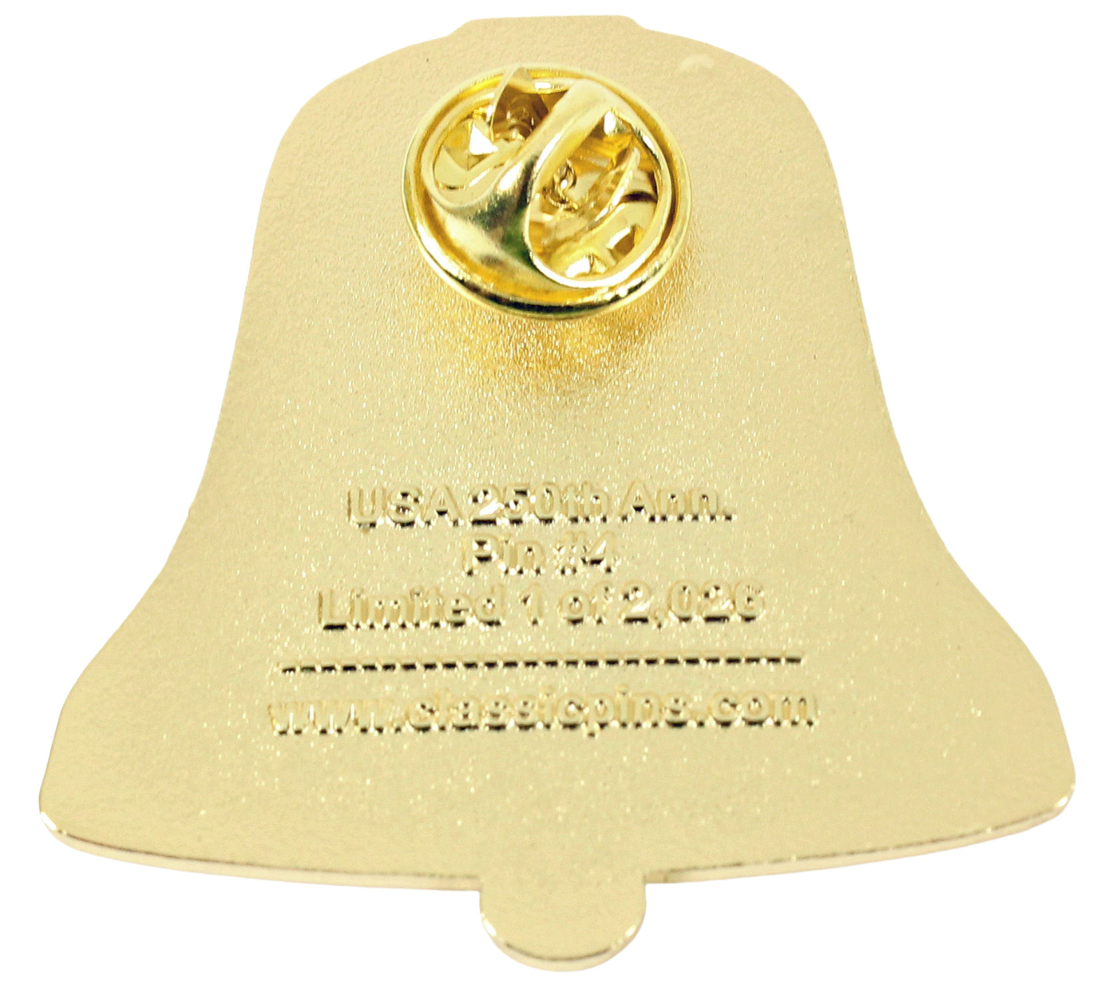 America 250th Anniversary Liberty Bell Pin - Limited 2,026 - 1-5/8"