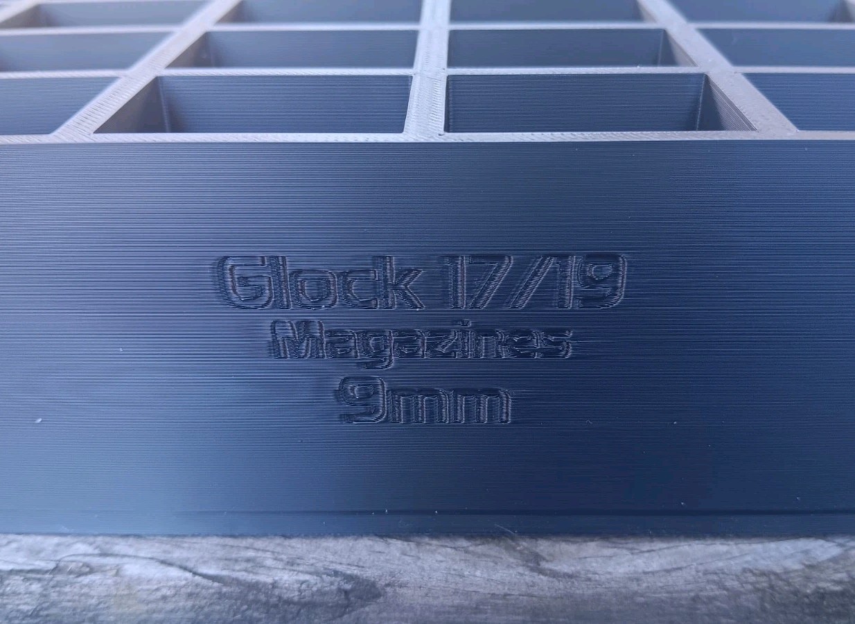 24 Mag Storage Rack For Glock 17/19 9mm magazines