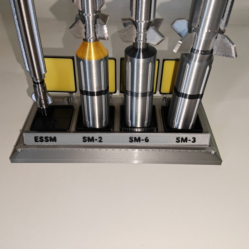 1:24 USN Full Set Standard Missile Military Model ESSM SM-2 SM-3 SM-6 3D Printed