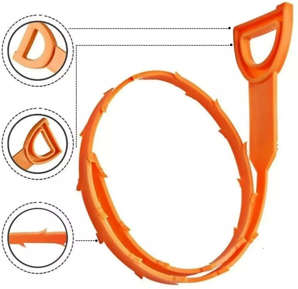 Drain Hair Catcher 20 Inch Drain Snake Shower Drain Hair Trap Clog Remover Lot