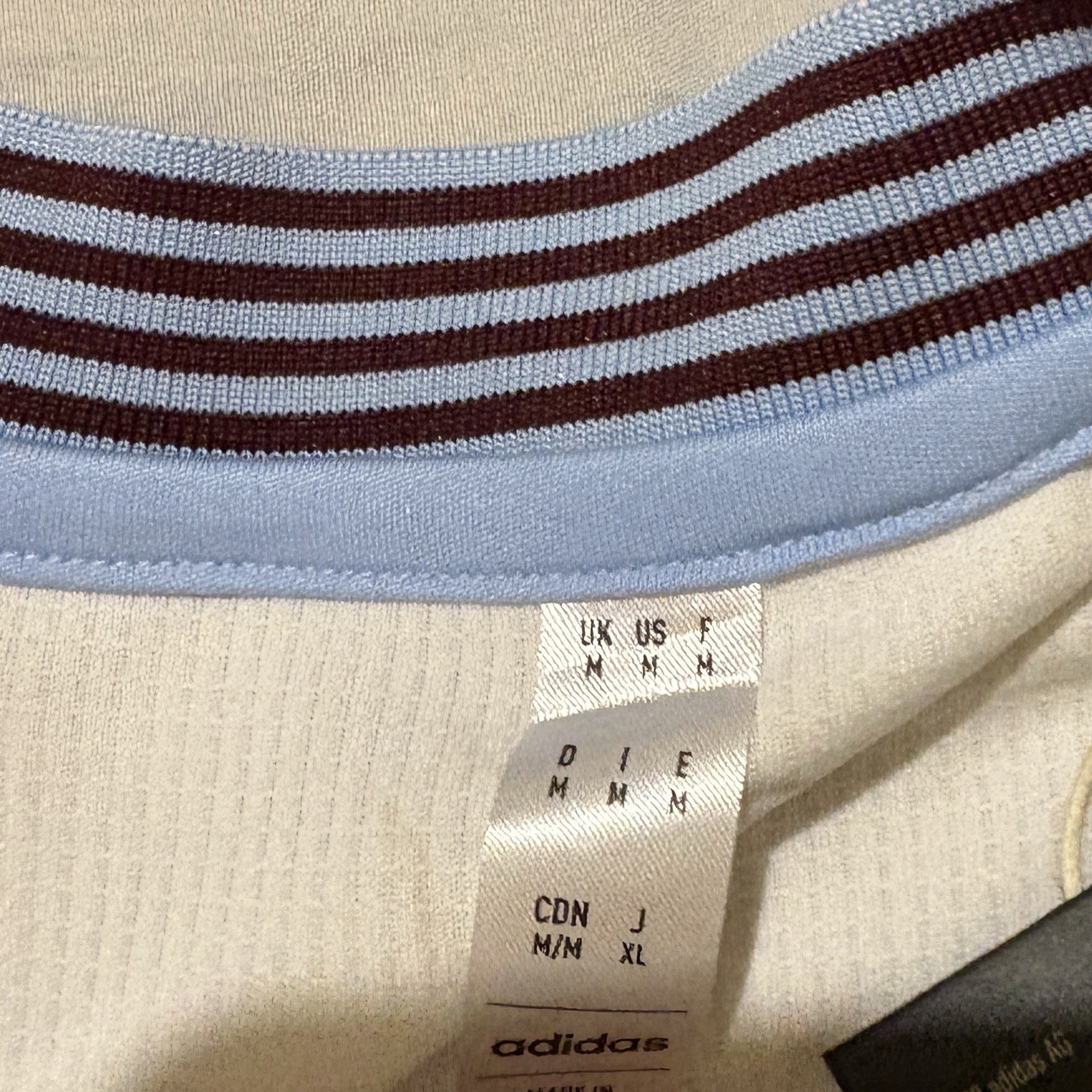 2024-25 Aston Villa Away Kit Jersey Adidas Mens Medium Brand New with Tags White