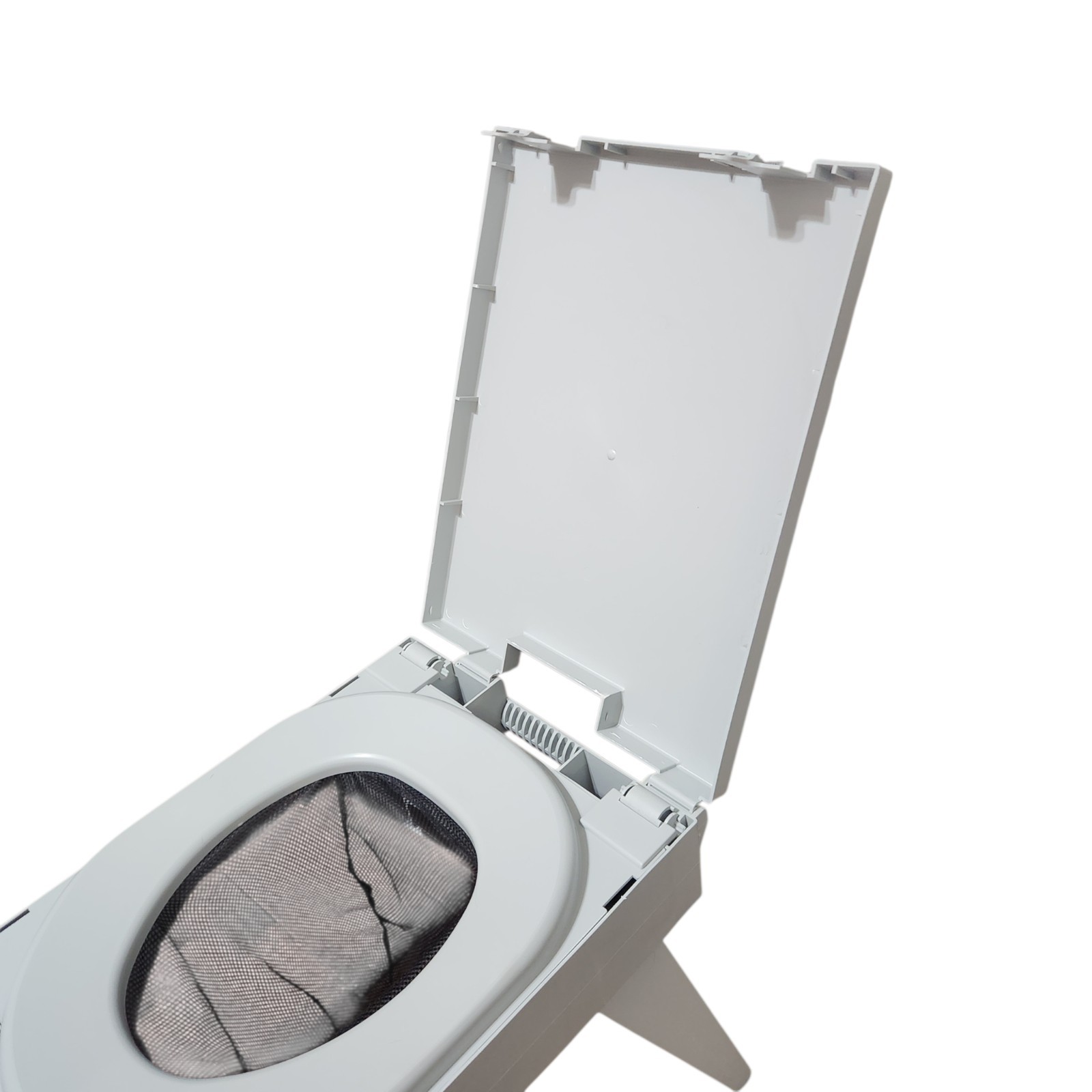 Cleanwaste GO Anywhere Portable Toilet Seat Foldable Camping Toilet US + Wag Bag