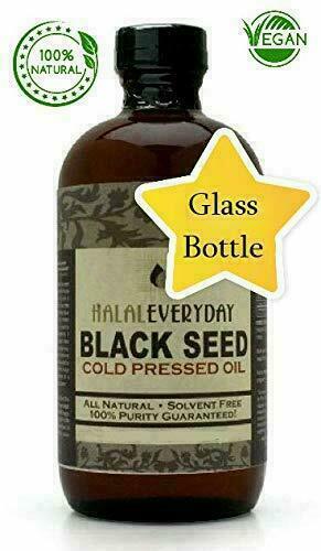 Black Seed Oil - 100% Pure Organic COLD PRESSED Cumin Nigella Sativa Unrefined