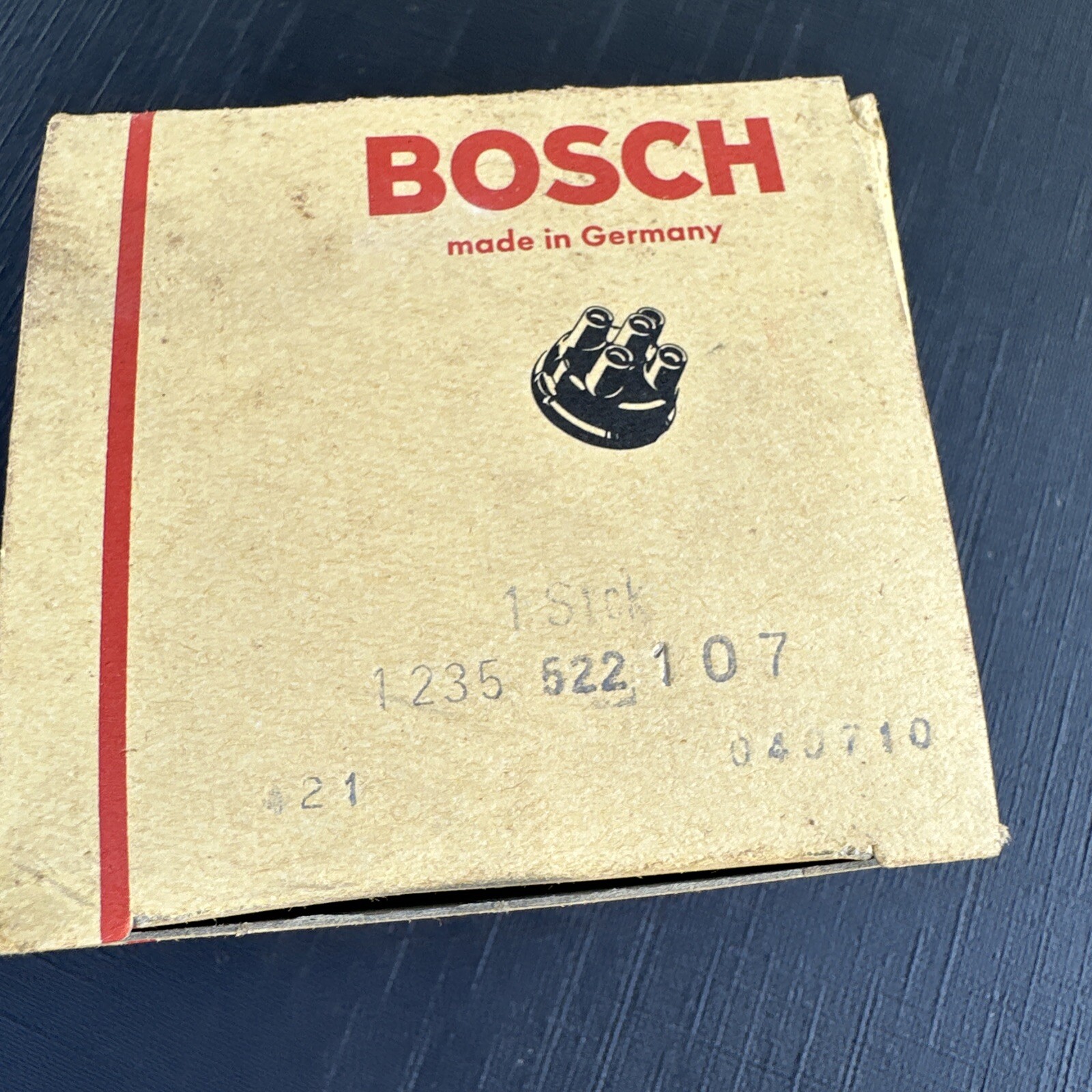 Vintage NOS Bosch 1235522107 187 Distributor Cap BMW Volvo MADE IN GERMANY