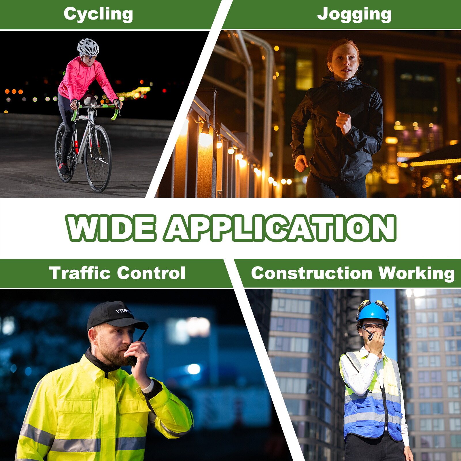 Reflective Belt, Adjustable Hi-Vis Safety Running Gear Belt, Rose Red