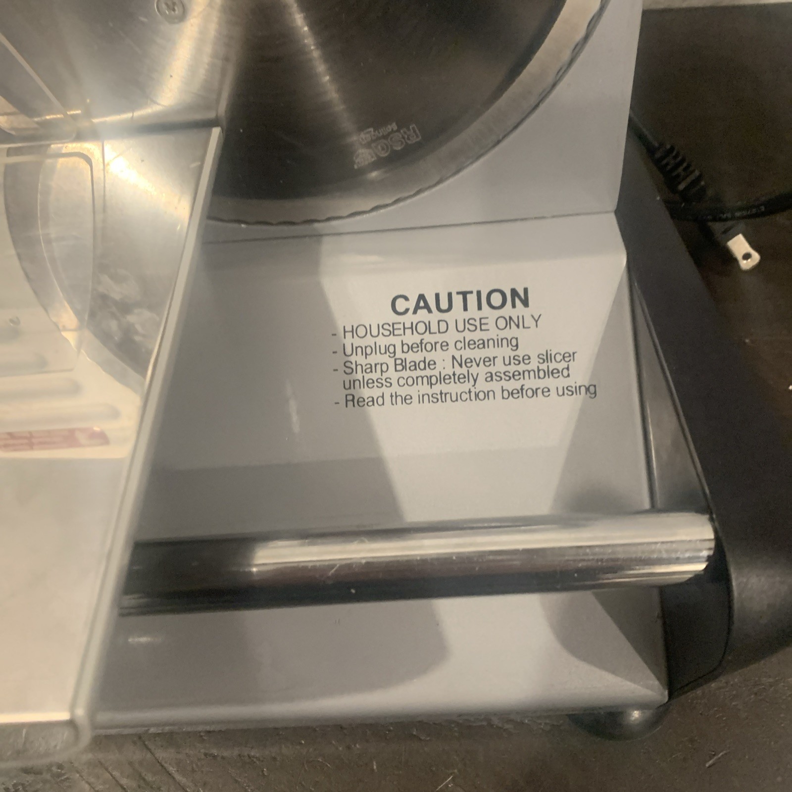 Waring Pro FS150 Professional Electric Food Slicer Premium Coated Steel Aluminum