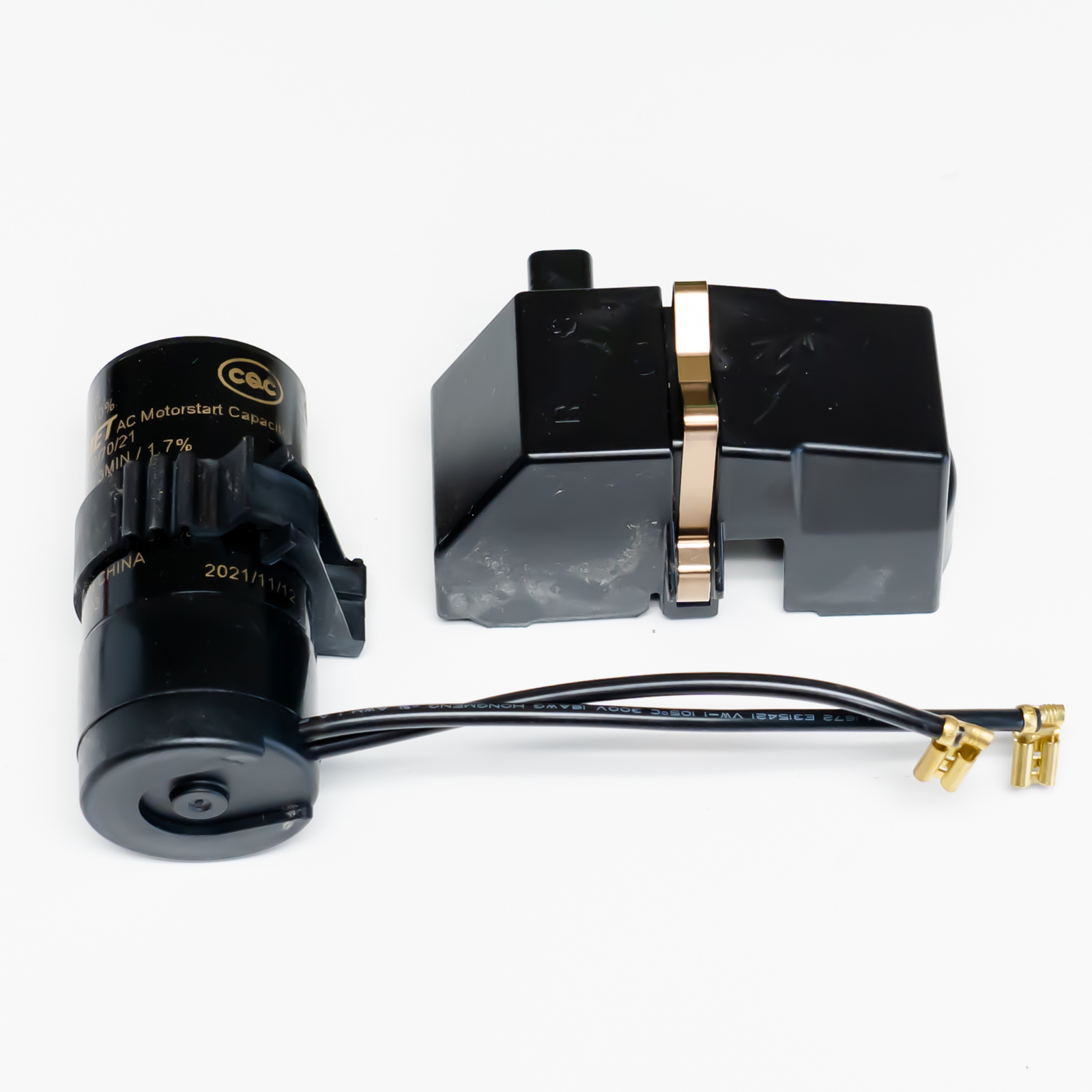 PC990L NF9FK Refrigerator Compressor 990 BTU Relay Start Run Capacitor