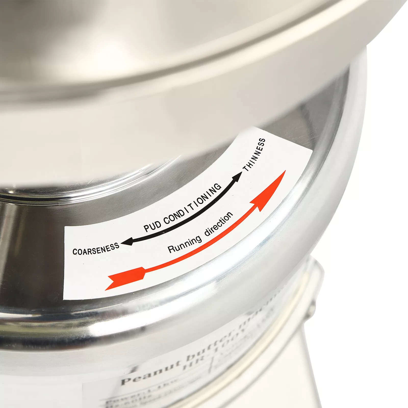 Electric Sesame Sauce Grinder Commercial Peanut Butter Grinding Maker 1100W 110V