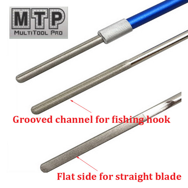 Pocket Diamond Sharpening Pen Retractable Sharpener Hunting Knife Fishing Hook