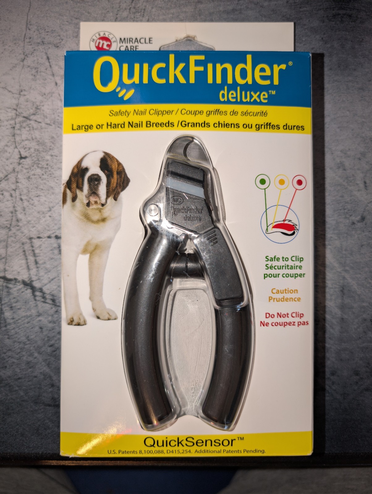 QuickFinder Deluxe Safety Pet Nail Clipper  For Large Breed Dogs w/QuickSensor