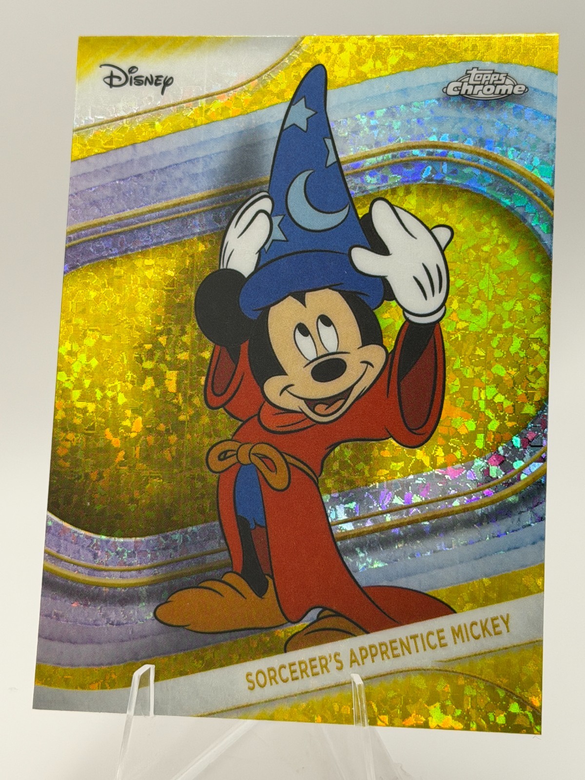 2025 Topps Chrome Disney🌟  YELLOW MINI-DIAMOND LOT ~🌟~ You Choose ~ FREE SHIP!