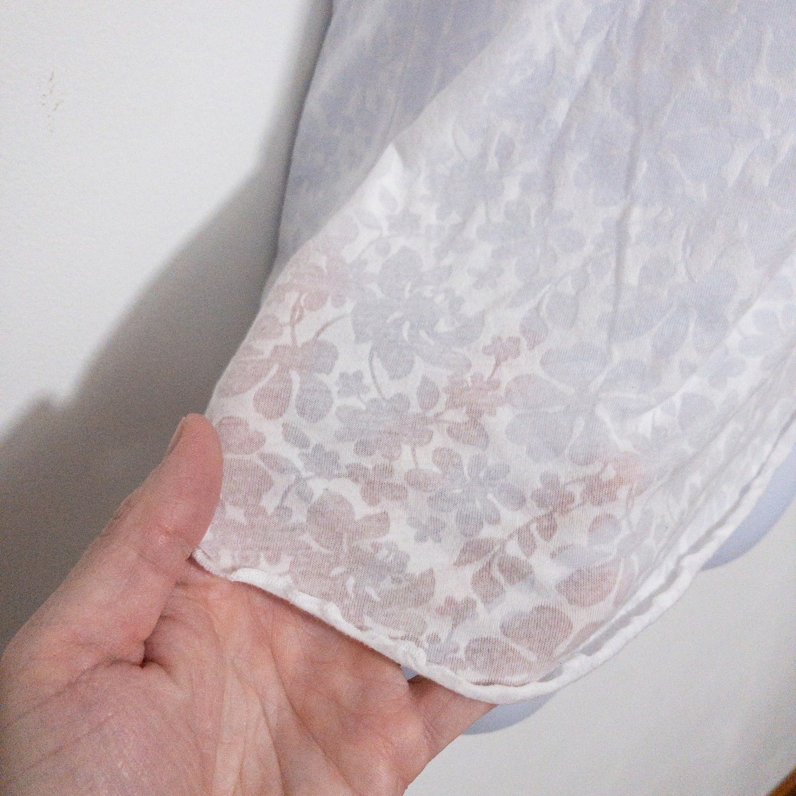 Delias Burnout Babydoll Y2K Tank Top Womens XS White Layer Piece