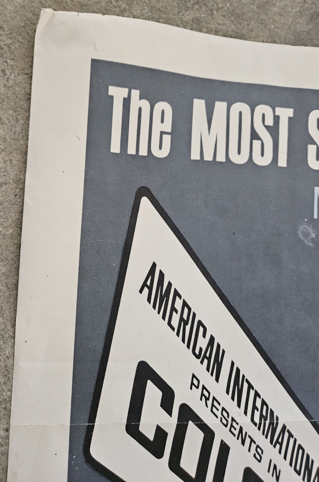 Vintage Original Riot On Sunset Strip 1967 Movie Film Poster SEE DAMAGE RARE🌴🎬