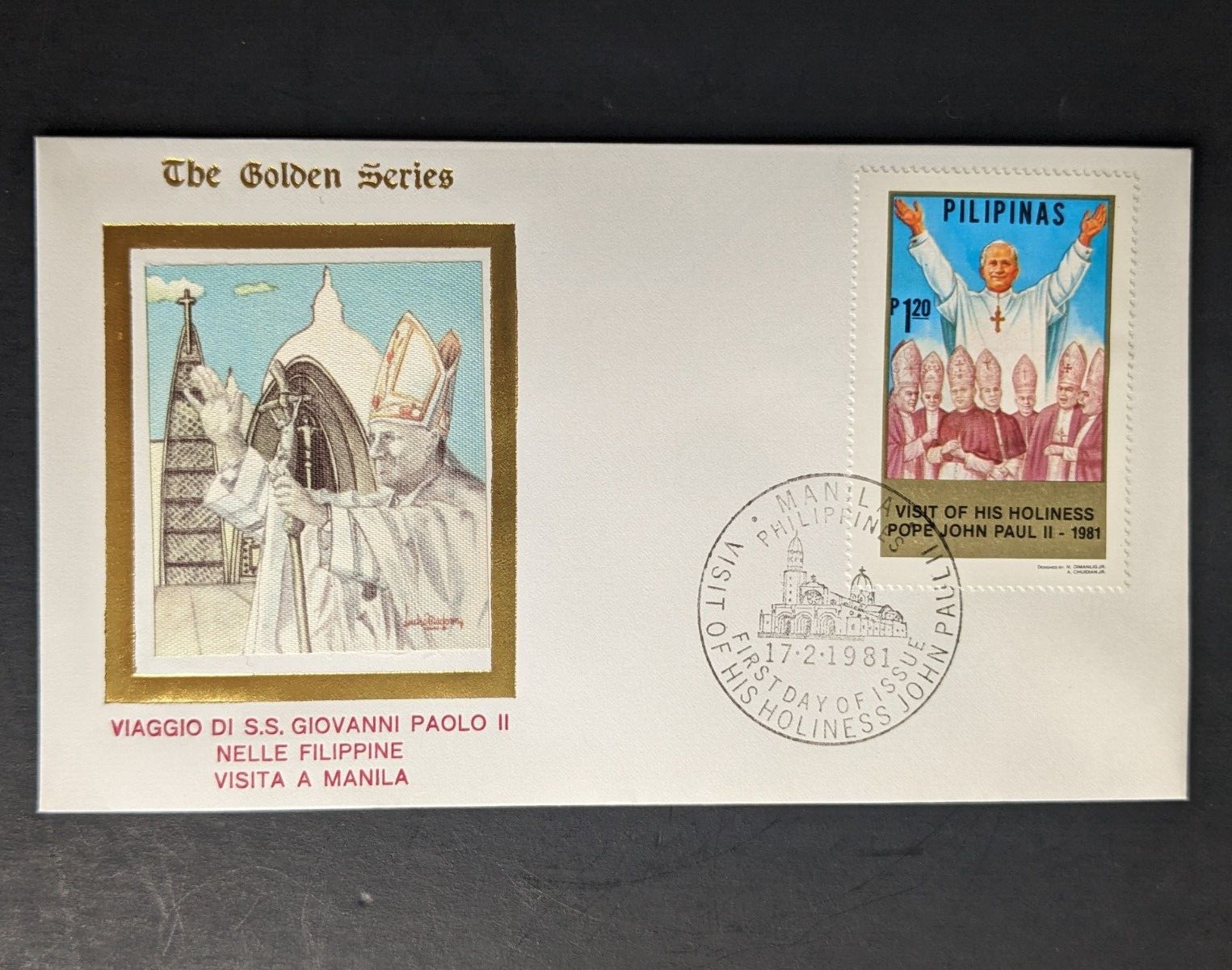 Pope John Paul II, The Golden Series Guam, Japan, Pakistan, AK, 16 Covers Plus