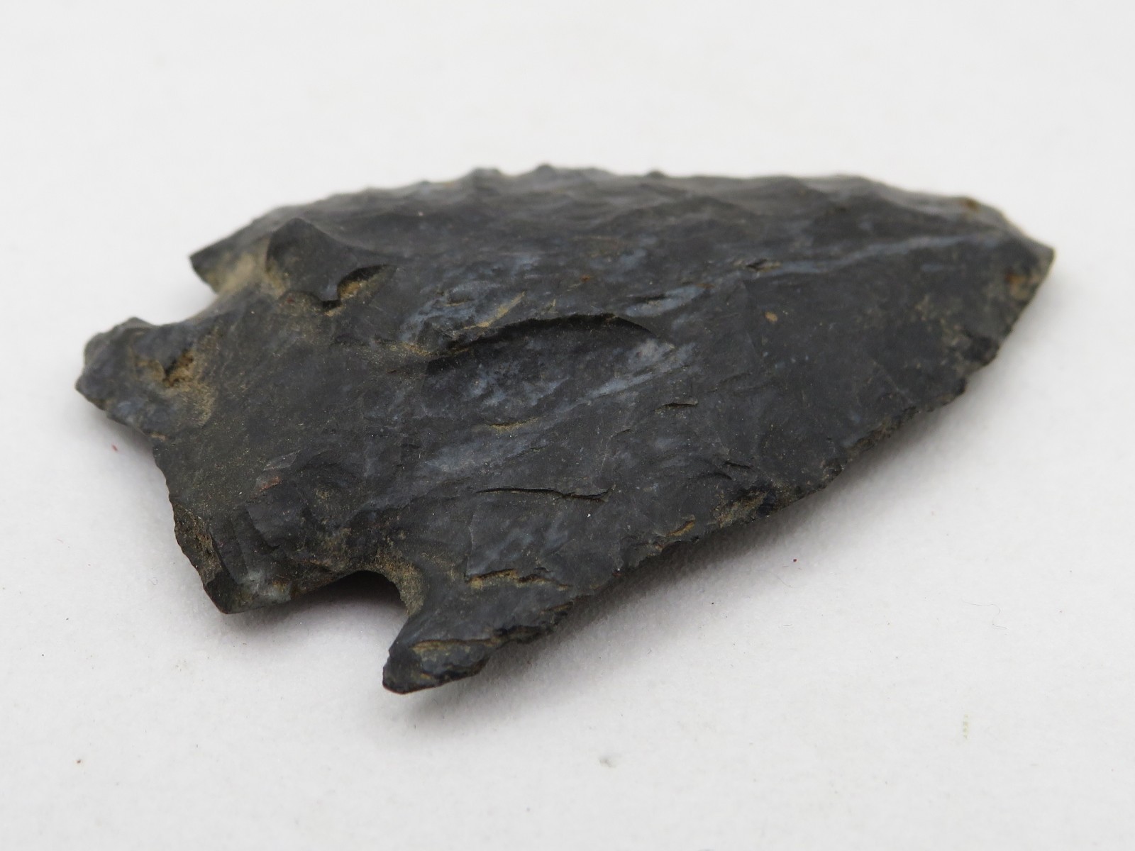 AUTHENTIC INDIAN ARROWHEAD 1½" PROJECTILE CACHE BLADE COSHOCTON OHIO *