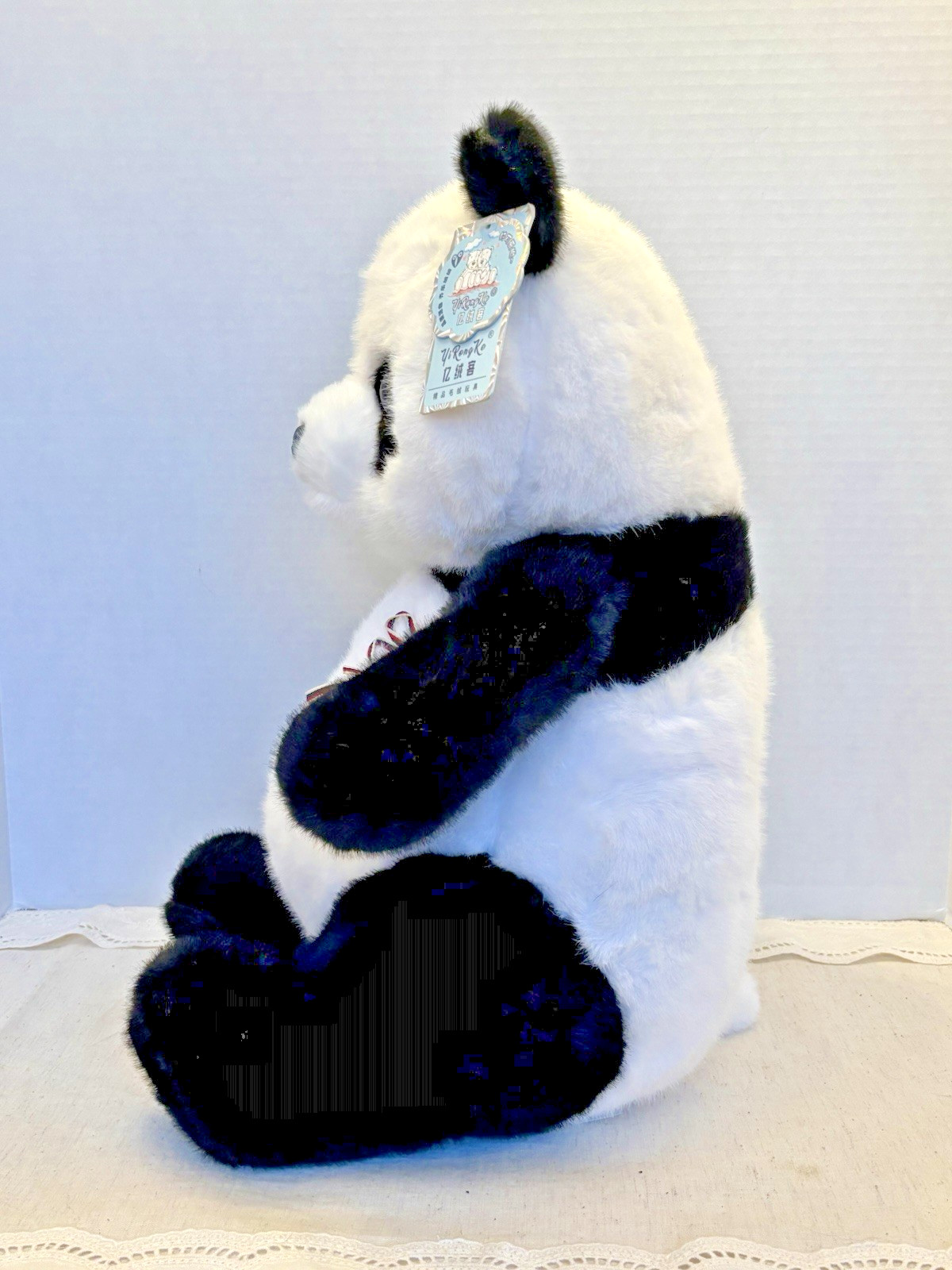 YiRongKe 18" Panda Bear Plush New With Tag Super Soft Cuddly Stuffed Animal