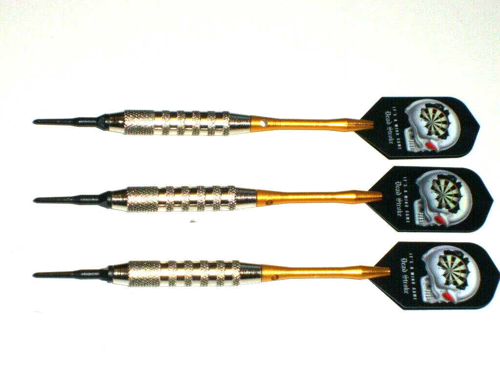 Soft Tip Darts, New 17 Gram Plated with Aluminum Shafts #3959