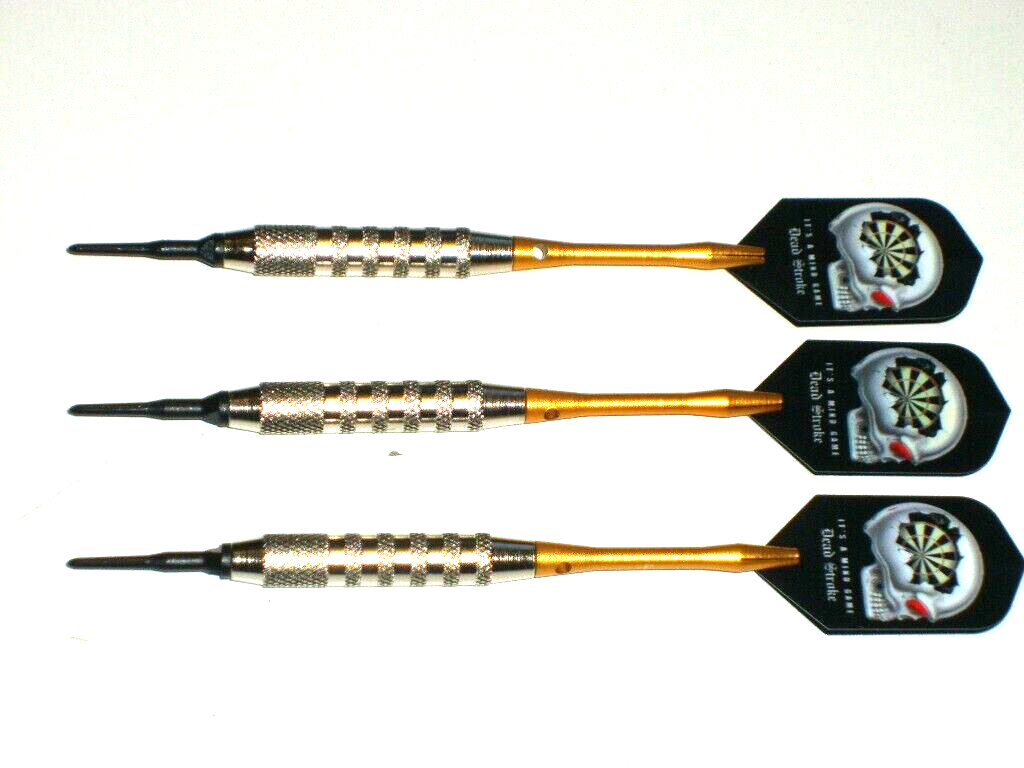 Soft Tip Darts New, 17 Gram Plated with Aluminum Shafts #3959