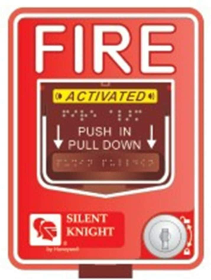 SILENT KNIGHT PS-DA - DUAL PULL STATION W/KEY