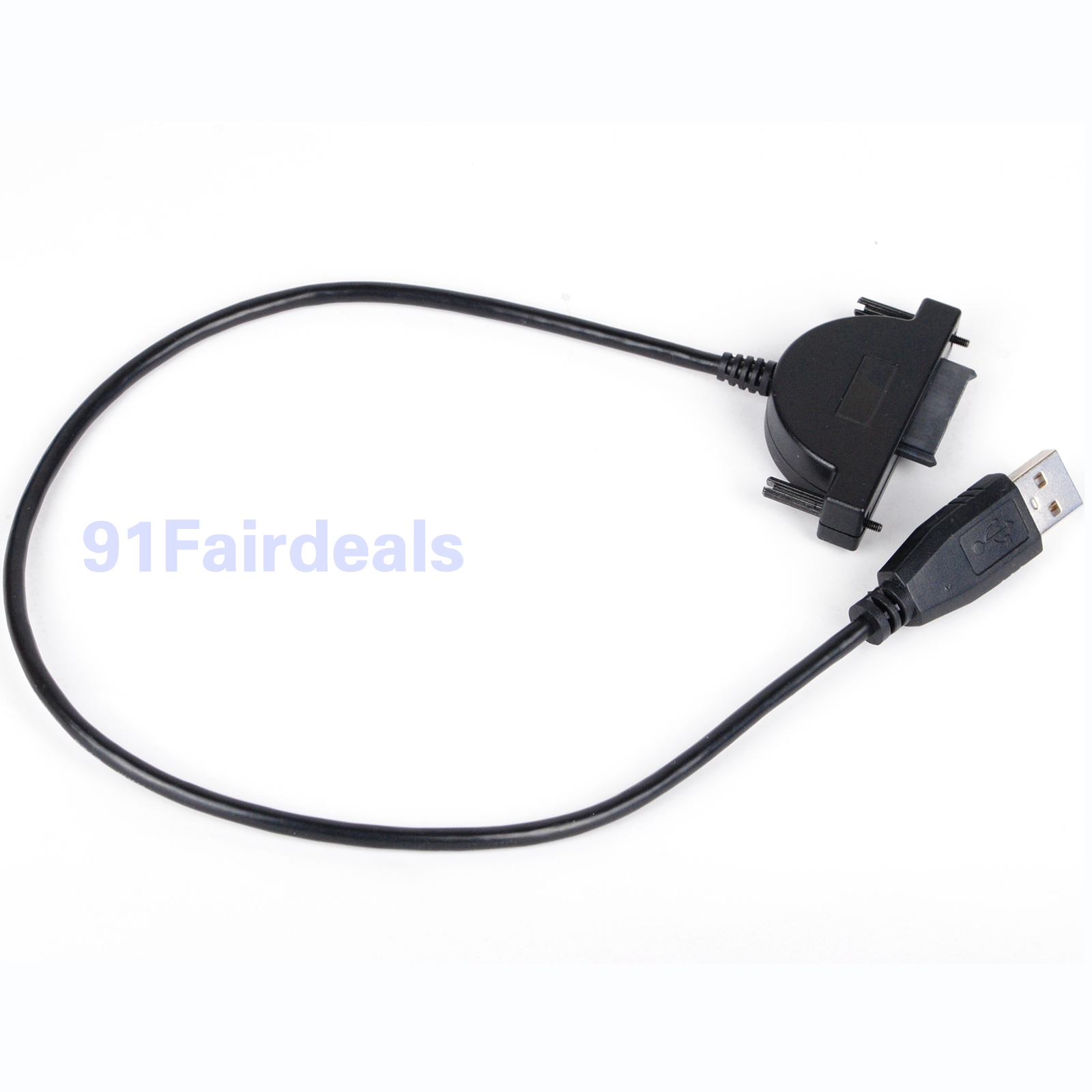 USB 2.0 to Mini SATA 7+6 13Pin Adapter Cable for Laptop CD/DVD ROM Drive