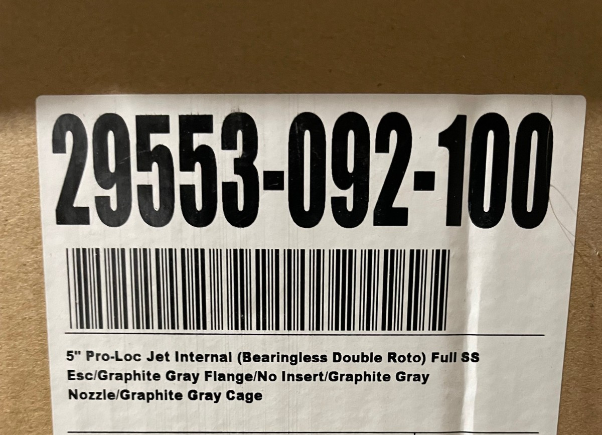 5 Pack CMP 5" Pro Loc Double Jet Roto Spa Hot Tub Replacement Graphite Gray