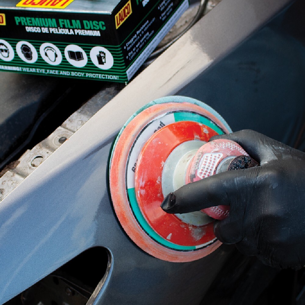 MAXX PROS Random Orbital Sander – Pneumatic Palm Sander – 6” x 3/16” Diam.Orbit