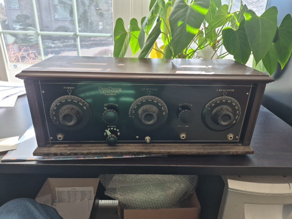 1920s Globe - DuoDyne 5 Tube Radio Receiver THAT WORKS!!!