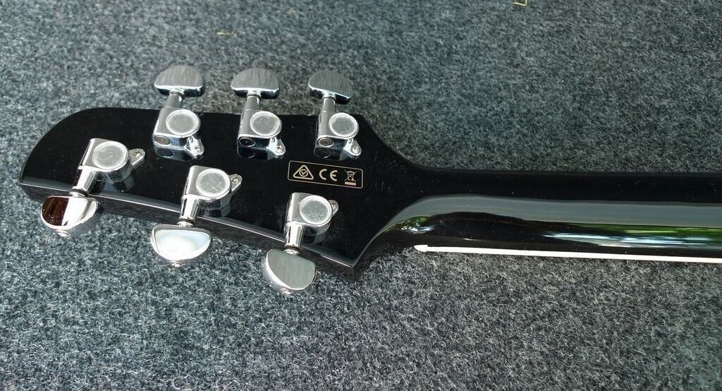 IBANEZ TALMAN TCY10E BK Acoustic-Electric Guitar BLACK STRAT SHAPE Active EQ