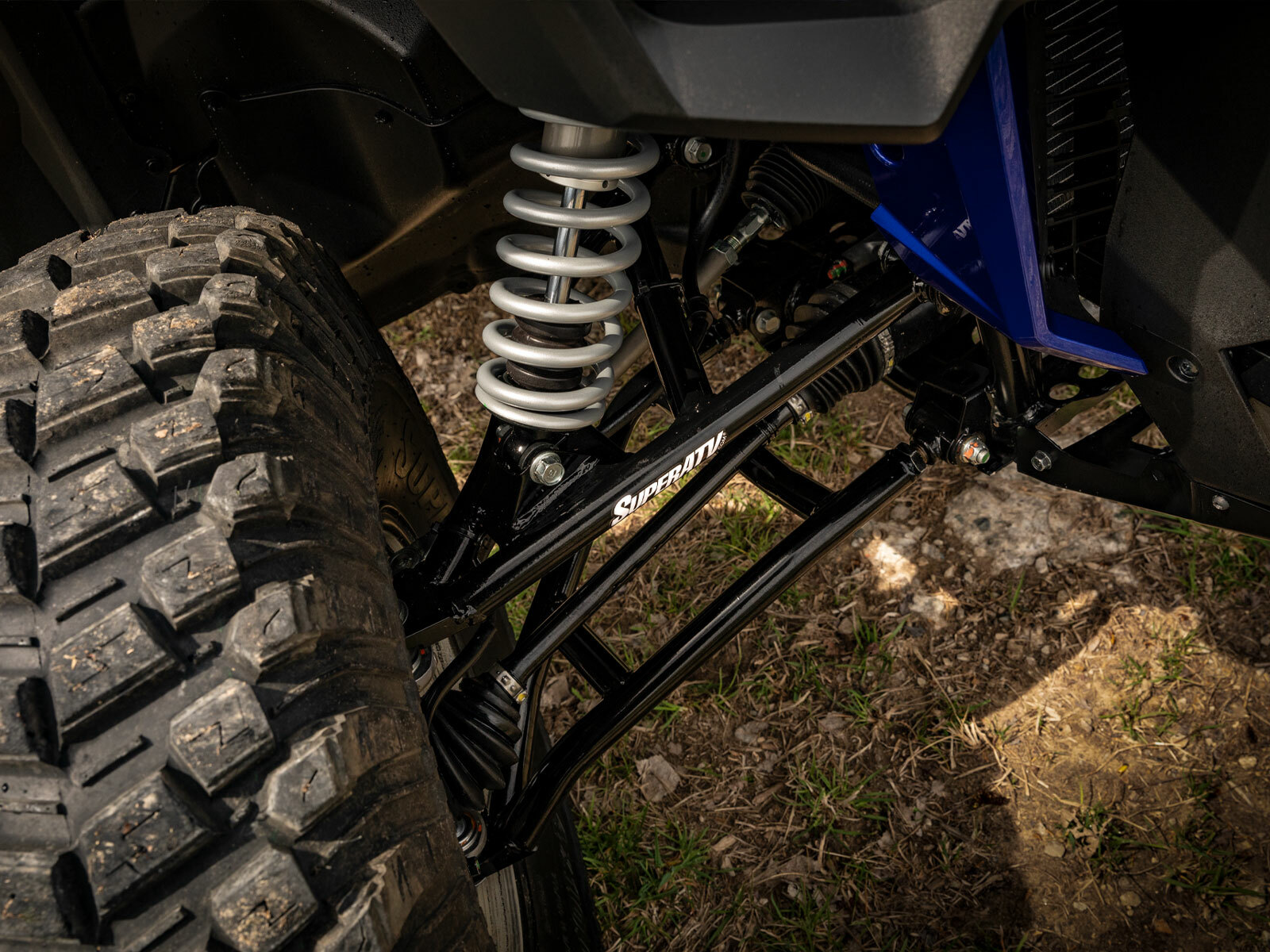 SuperATV Honda Talon 1000X 1.5" Forward Offset High Clearance A-Arms - Black