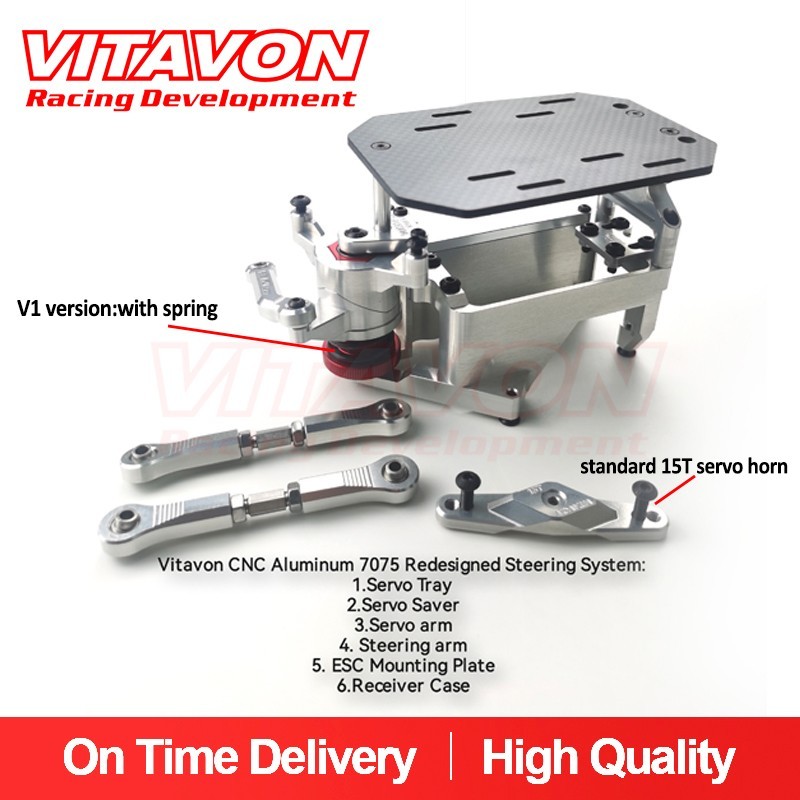 Vitavon CNC Alu7075 Steering System for Arrma Kraton 8S Outcast 8S 1/5