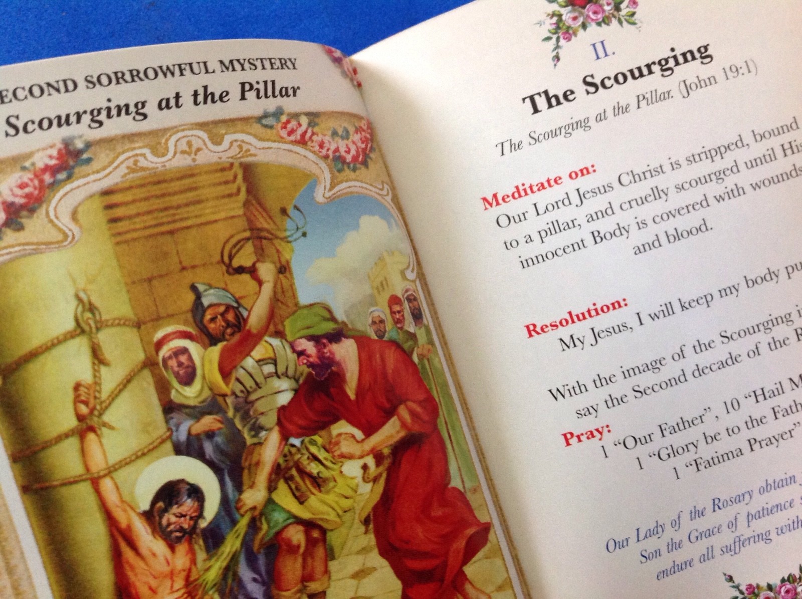 Rosary PRAYER Book How to Pray the Rosary 53 pages color history of the Rosary