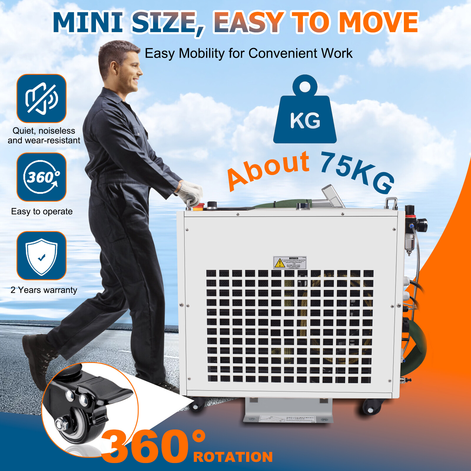 BWT 1500W 4 IN 1 Fiber Laser Welder Laser Cleaning Cutting Machine CE US Stock